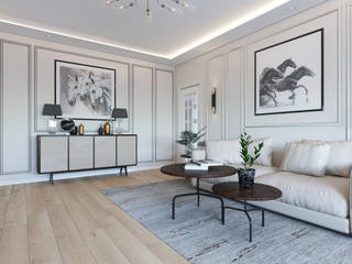 Стиль Неоклассика и контемпорари, A-Plan Interior Design A-Plan Interior Design Living room