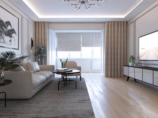 Стиль Неоклассика и контемпорари, A-Plan Interior Design A-Plan Interior Design Living room