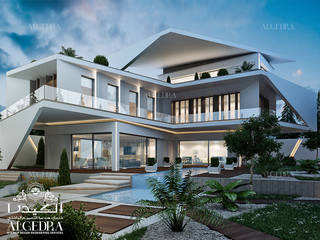 Luxury modern villa design in Istanbul, Algedra Interior Design Algedra Interior Design 빌라