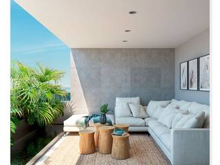 Proyecto de casa personalizado, Arquitectura Residencial Arquitectura Residencial Modern terrace