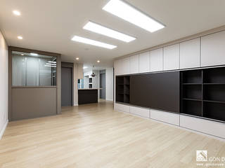 신월동 대방샤인힐 아파트 26py, 곤디자인 (GON Design) 곤디자인 (GON Design) Modern Living Room