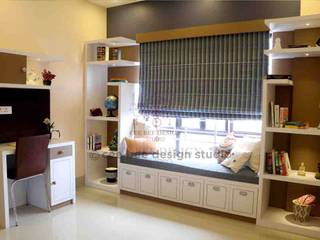 3 BHK Apartment Interior Design – Mumbai, Cee Bee Design Studio Cee Bee Design Studio Living room