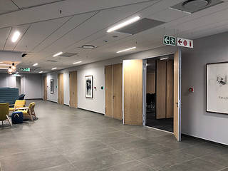 EXXARO HEAD OFFICE - CENTURION, Aluglass Bautech (Pty) Limited Aluglass Bautech (Pty) Limited Commercial spaces Wood Wood effect