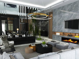 Bursa Göynüklü Villa Projesi, Loop Projects Loop Projects Modern living room