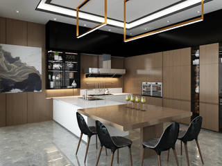 Bursa Göynüklü Villa Projesi, Loop Projects Loop Projects Modern style kitchen