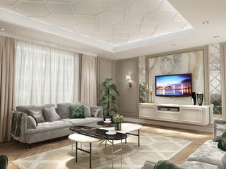 A.K. VİLLA PROJESİ, Eyüp Atalay Design Studio Eyüp Atalay Design Studio Modern living room