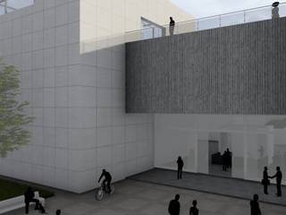 Renders para Museo, Versarq Versarq Pasillos, vestíbulos y escaleras modernos