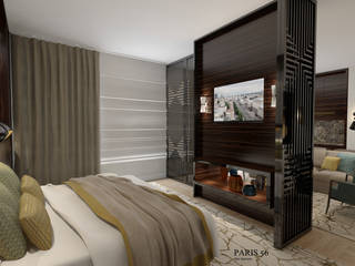 Apartment - Palais Varnhagen - Berlin , paris 56-fine interiors paris 56-fine interiors Small bedroom Engineered Wood Brown