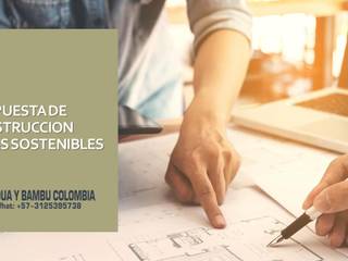 PROYECTO CONSTRUCCIÓN CASAS SOSTENIBLE , GUADUA Y BAMBU COLOMBIA GUADUA Y BAMBU COLOMBIA Holzhaus Holz Holznachbildung