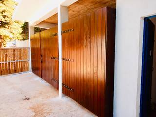 Serviço de Carpintaria, Móveis Laranjo Móveis Laranjo ประตูโรงรถ ไม้ Wood effect