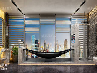 Penthouse interior design in Dubai, Algedra Interior Design Algedra Interior Design Casas de banho modernas