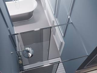 Piatti Doccia di Design, SILVERPLAT SILVERPLAT Baños modernos