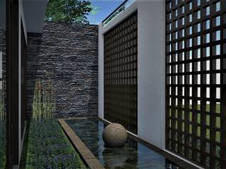 Casa FLW, ARGAL Arquitectura-Arte-Diseño ARGAL Arquitectura-Arte-Diseño 庭院