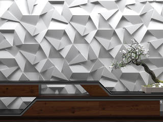 ZICARO.PL - Panele 3d ZARIA, ZICARO - producent paneli 3D i paneli ażurowych ZICARO - producent paneli 3D i paneli ażurowych 모던스타일 벽지 & 바닥 세라믹 그레이