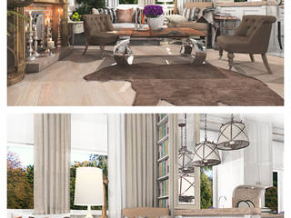 Дизайн - проект гостиной в стиле Бохо, Alanya Design Interior Alanya Design Interior Living room