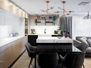 Realizacja projektu w Londynie, Ambience. Interior Design Ambience. Interior Design Modern kitchen