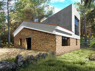 Casa Almazara, Arraiga Arquitectura Arraiga Arquitectura Загородные дома
