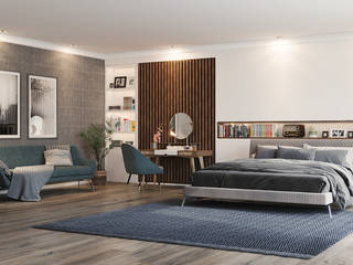 Alpha Details Skandynawska sypialnia