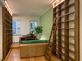 Librerie a giorno, Falegnameria su misura Falegnameria su misura Study/office Wood