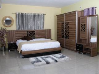 RUSTIC BEDROOM SET, The Maark Trendz The Maark Trendz Camera da letto in stile rustico Legno Effetto legno