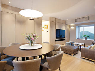 The Wong's, HOUSE OF BUTLER HOUSE OF BUTLER Modern dining room Wood Wood effect