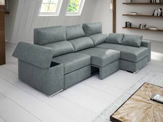 La tan importante decisión de elegir sofá, Mobiliario y Decoración Mobiliario y Decoración Modern living room جعلی چرمی Metallic/Silver