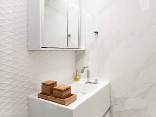 Banheiro Social - R|A, Bience Arquitetura Bience Arquitetura Minimalist Banyo