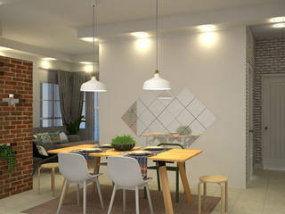 FH Residence, MZH Design MZH Design Scandinavian style dining room