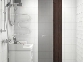 Дизайн ванной комнаты и санузла, Дизайн-студия "Идеальное решение" Дизайн-студия 'Идеальное решение' Banheiros escandinavos