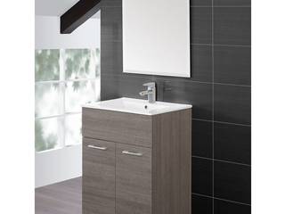 Mobile bagno arredo a terra 60 cm con ante in 3 colori, Bagno Italia Bagno Italia Ванна кімната MDF