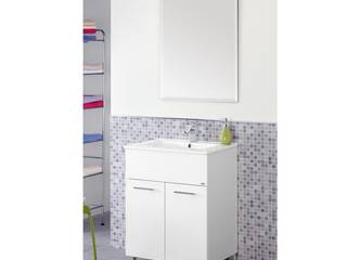 Mobile bagno arredo a terra 60 cm con ante in 3 colori, Bagno Italia Bagno Italia Ванна кімната MDF