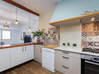 REFORMA COCINA, Alejandra Otero - Interiorismo y Home Staging Alejandra Otero - Interiorismo y Home Staging システムキッチン