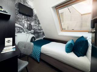 Singel Hotel Amsterdam, Novo Architectuur Novo Architectuur Ruang Komersial Kayu Wood effect