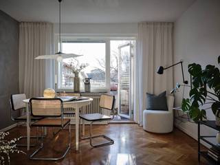 Andréa Schaefer Studio 모던스타일 다이닝 룸