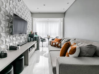 Sala - R|A, Bience Arquitetura Bience Arquitetura Salones de estilo minimalista