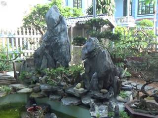 Những lưu ý khi thi công hòn non bộ theo phong thủy, Công ty nội thất Euro Art Công ty nội thất Euro Art Rustic style garden