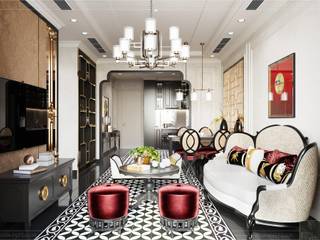 Nghệ thuật thiết kế nội thất - Phong cách cho người nghệ sĩ, ICON INTERIOR ICON INTERIOR Living room