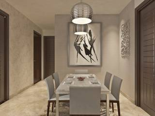 Emaar Plam Drive Sector 66, RV Dezigns RV Dezigns Minimalist dining room