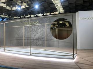 stand BELLWOOD c/o PITTI IMMAGINE UOMO, Cemento Non Cemento Cemento Non Cemento مساحات تجارية أسمنت