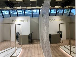 stand BELLWOOD c/o PITTI IMMAGINE UOMO, Cemento Non Cemento Cemento Non Cemento Paredes y pisos modernos Concreto