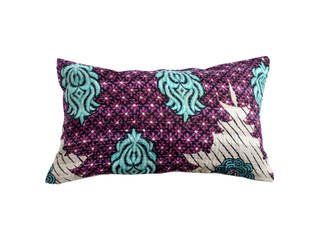 Kantha, ethnique chic, Claire Beaugrand Claire Beaugrand 모던스타일 거실 면 빨강