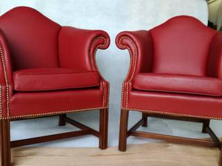 Restauro sofas Embaixada Britanica, IP Decor Design & Concept IP Decor Design & Concept Klassische Arbeitszimmer