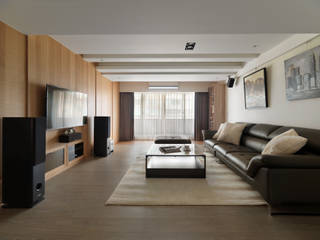 城市綠洲, 拾雅客空間設計 拾雅客空間設計 Living room Plywood