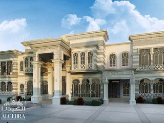 Classic style villa design in Sharjah, Algedra Interior Design Algedra Interior Design Fincas