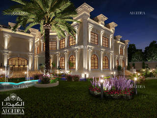 Classic style villa design in Sharjah, Algedra Interior Design Algedra Interior Design リゾートハウス