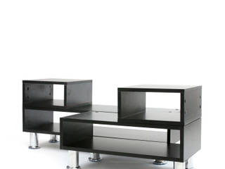 KIT2, TUS MUEBLES MODULARES TUS MUEBLES MODULARES Salas de estilo minimalista Aglomerado