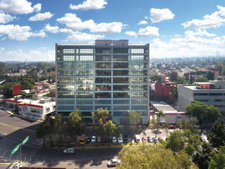 CORPORATIVO SAN JERÓNIMO, Picciotto Arquitectos Picciotto Arquitectos Gewerbeflächen Glas