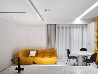 貳肆貳柒 No.2427, 懷特室內設計 懷特室內設計 Living room Textile Amber/Gold