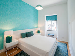 Lisbon Happy colours, Sara Grilo Sara Grilo Modern style bedroom