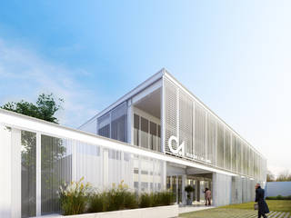 Nueva Sede Colegio de Arquitectos Regional 5 - Villa Maria, ARBOL Arquitectos ARBOL Arquitectos Espacios comerciales